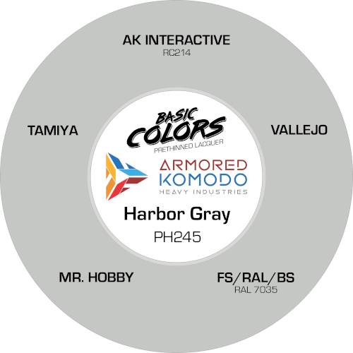 Harbor Gray PH245 RAL7035 50ml Armored Komodo Lacquer Airbrush Hobby Paint - Image 2