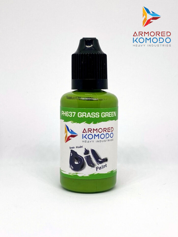 Grass Green Oil Paint PH637 30ml Armored Komodo Hobby Paint
