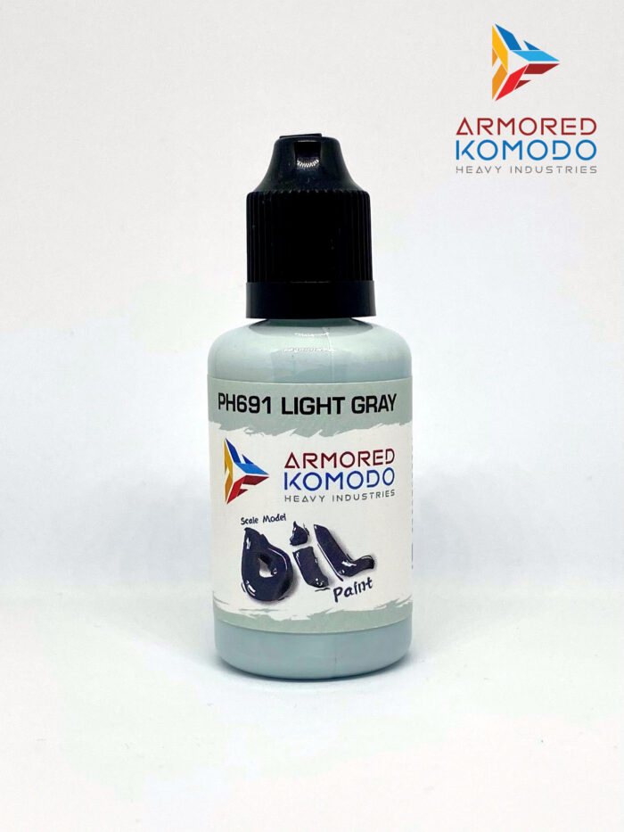 Light Gray Oil Paint PH691 30ml Armored Komodo Hobby Paint