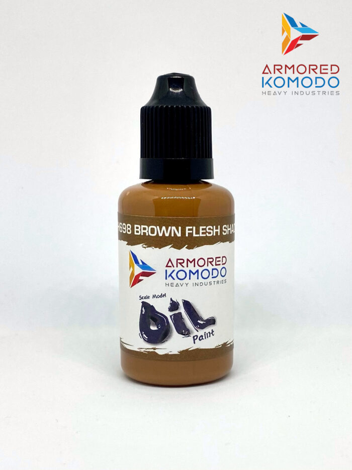Brown Flesh Shade Oil Paint PH698 30ml Armored Komodo Hobby Paint