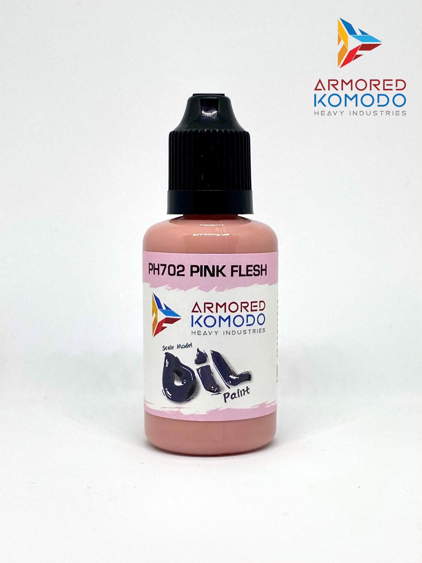 Pink Flesh Oil Paint PH702 30ml Armored Komodo Hobby Paint