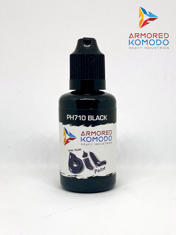 Black Oil Paint PH710 30ml Armored Komodo Hobby Paint