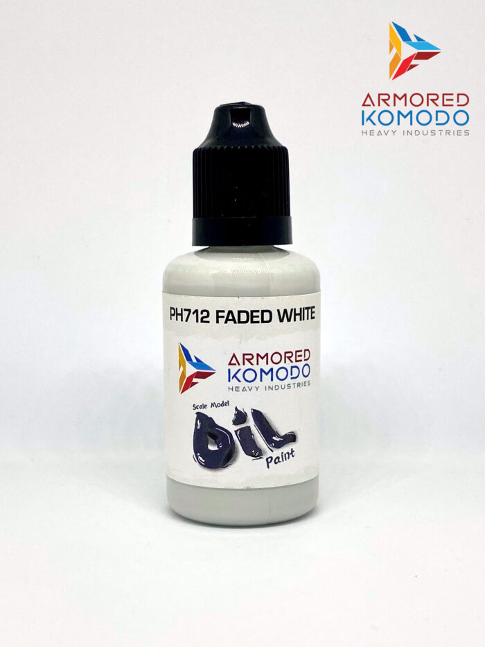 Faded White Oil Paint PH712 30ml Armored Komodo Hobby Paint