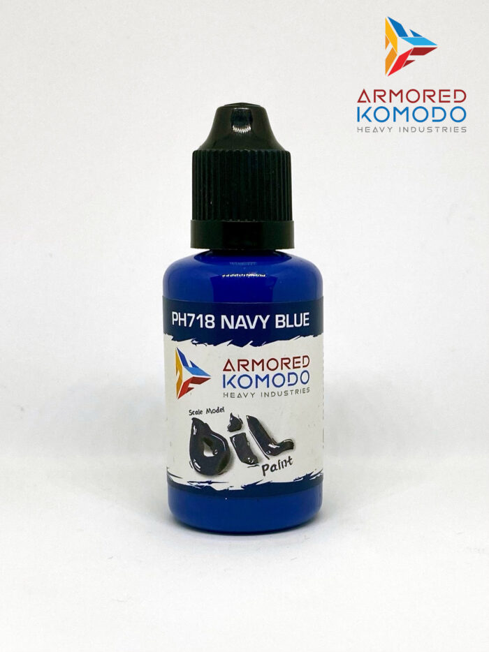 Navy Blue Oil Paint PH718 30ml Armored Komodo Hobby Paint