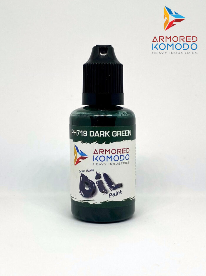 Dark Green Oil Paint PH719 30ml Armored Komodo Hobby Paint