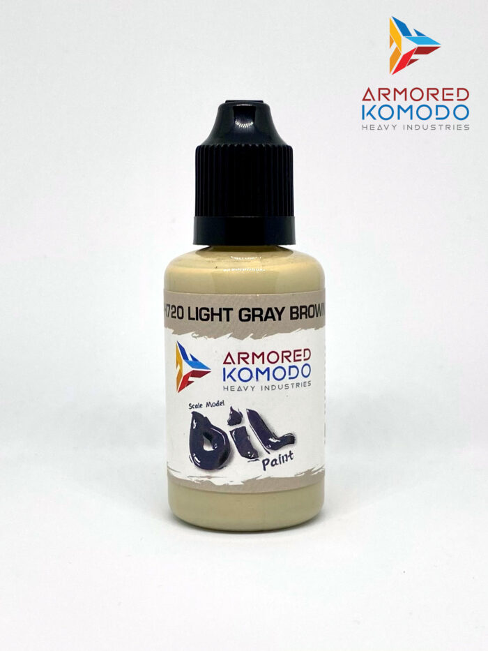 Light Gray Brown Oil Paint PH720 30ml Armored Komodo Hobby Paint
