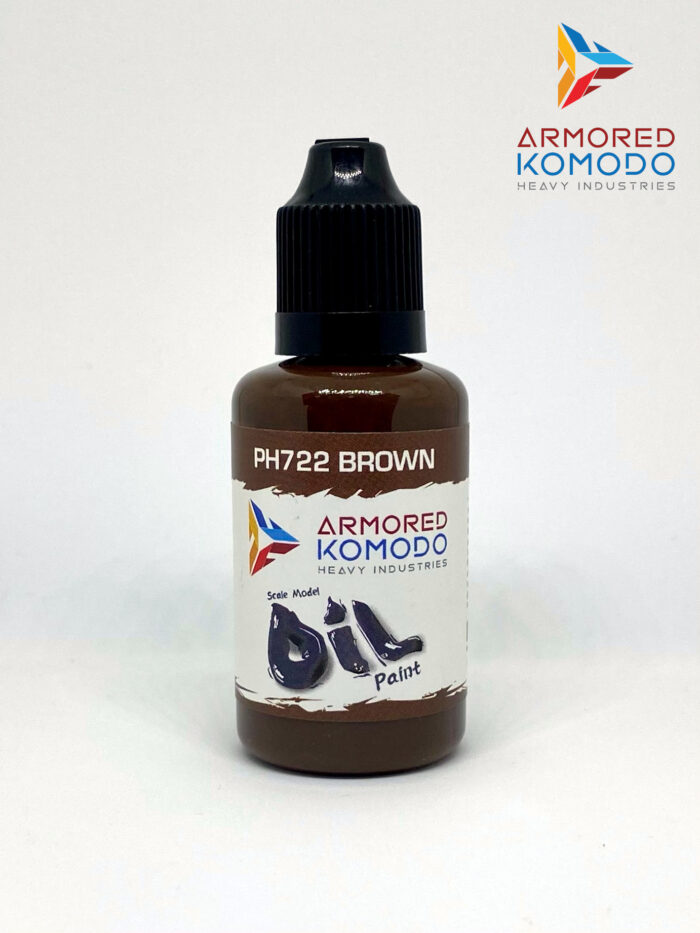 Brown Oil Paint PH722 30ml Armored Komodo Hobby Paint