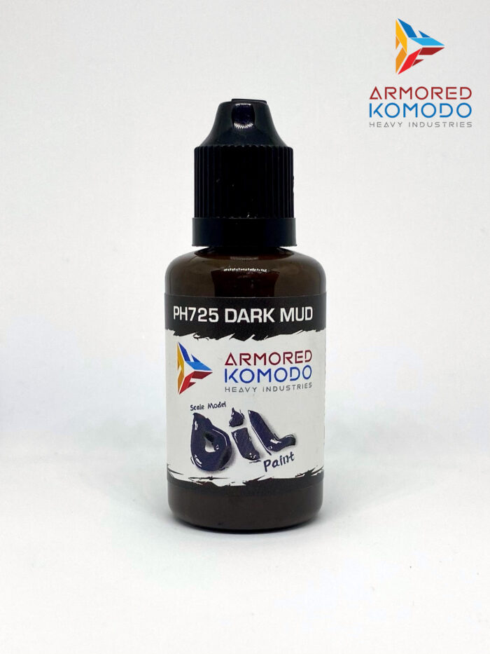 Dark Mud Oil Paint PH725 30ml Armored Komodo Hobby Paint