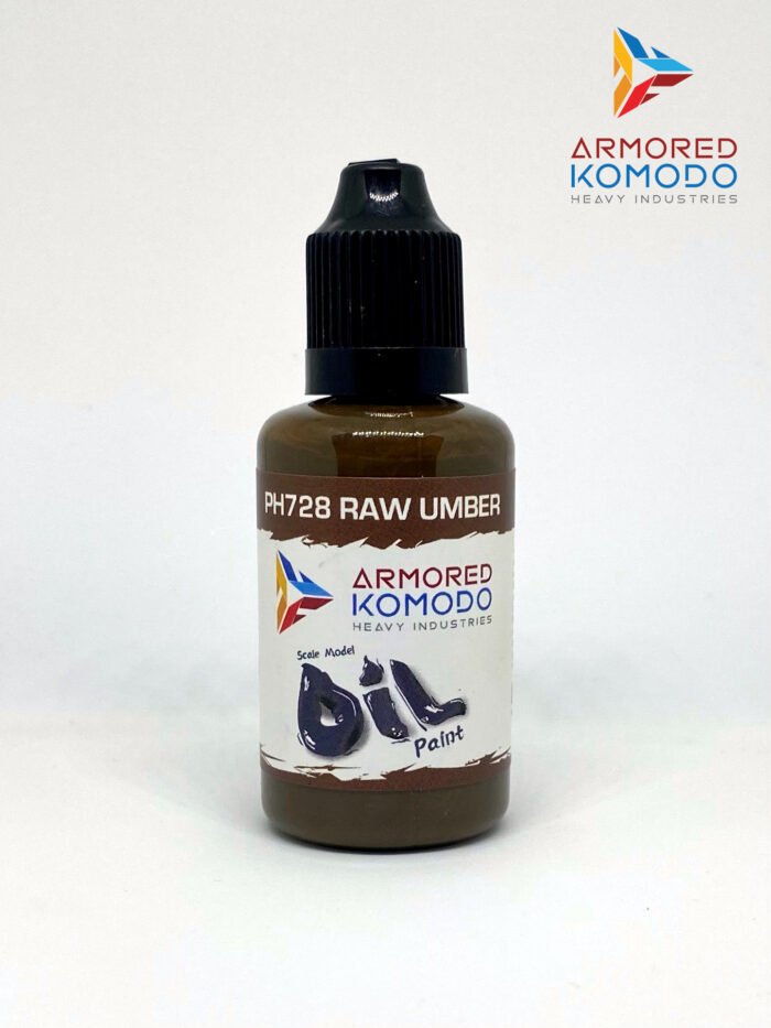 Raw Umber Oil Paint PH728 30ml Armored Komodo Hobby Paint