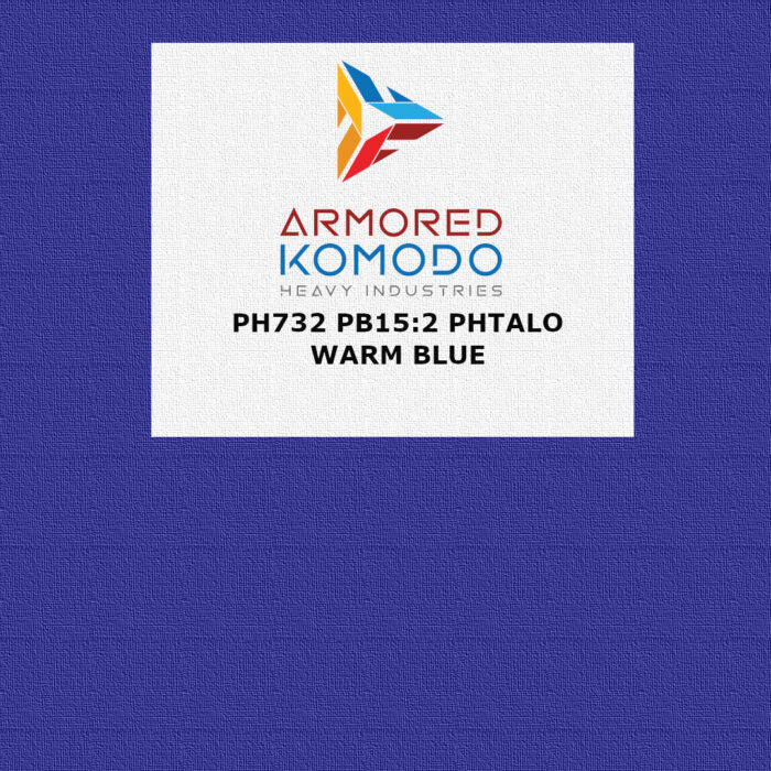 PB15:2 Phtalo Warm Blue PH732 30ml Armored Komodo Premium Waterbased Acrylic - Image 2
