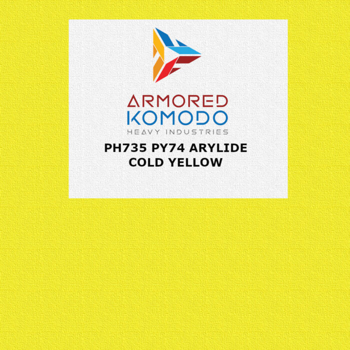 PY74 Arylide Cold Yellow PH735 30ml Armored Komodo Premium Waterbased Acrylic - Image 2