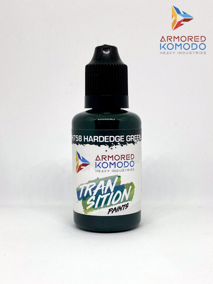 Hardedge Green Transition Paint PH758 30ml Armored Komodo Waterbased Acrylics