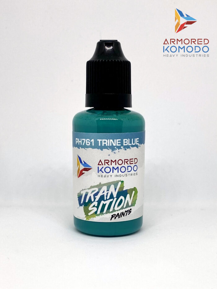 Trine Blue Transition Paint PH761 30ml Armored Komodo Waterbased Acrylics