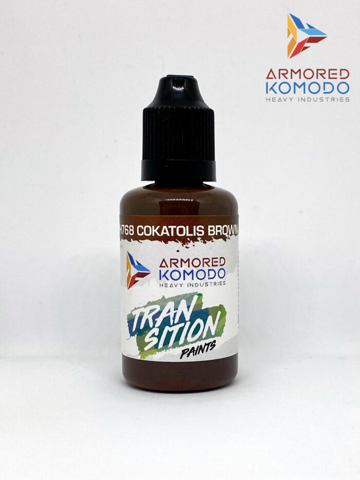 Cokatolis Brown Transition Paint PH768 30ml Armored Komodo Waterbased Acrylics