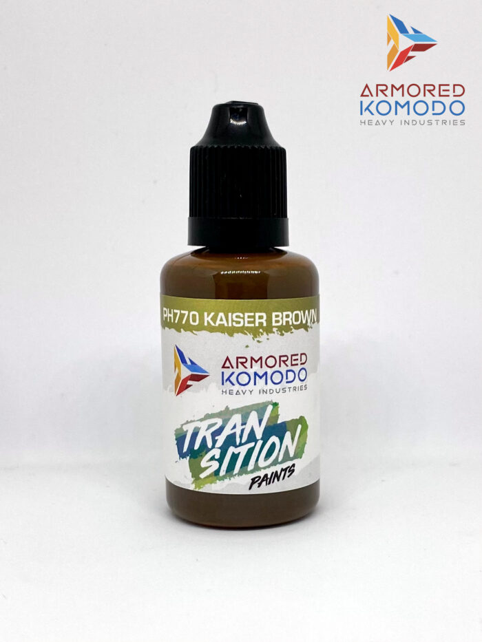 Kaiser Brown Transition Paint PH770 30ml Armored Komodo Waterbased Acrylics
