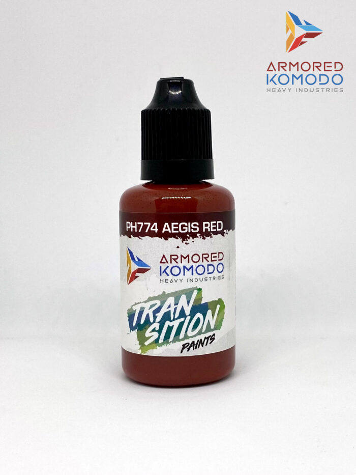 Aegis Red Transition Paint PH774 30ml Armored Komodo Waterbased Acrylics