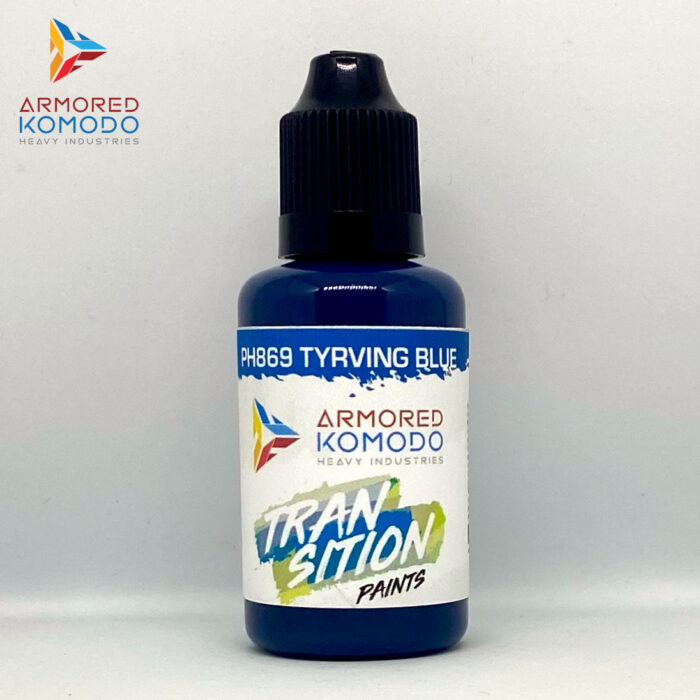 Tyrving Blue PH869 Transition Paint 30ml Armored Komodo Waterbased Acrylics