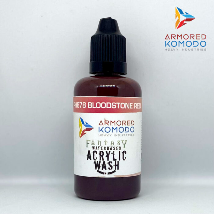 Bloodstone Red Waterbased Wash PH878 50ml Armored Komodo Waterbased Acrylics