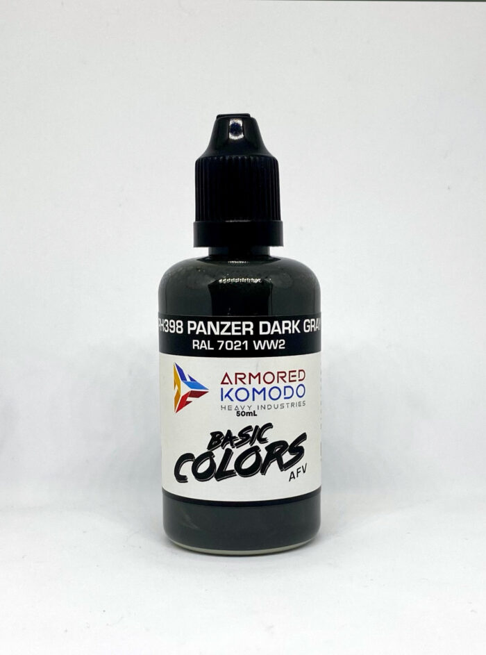 Panzer Dark Gray RAL7021 PH398 50ml Armored Komodo Lacquer Airbrush Hobby Paint