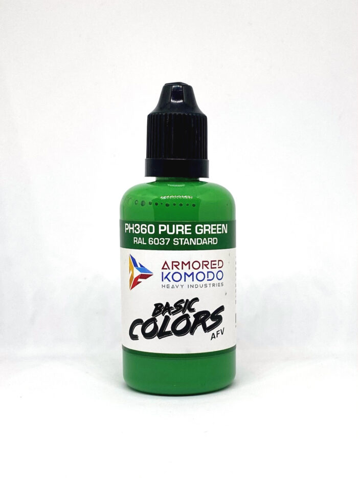 Pure Green RAL6037 PH360 50ml Armored Komodo Lacquer Airbrush Hobby Paint