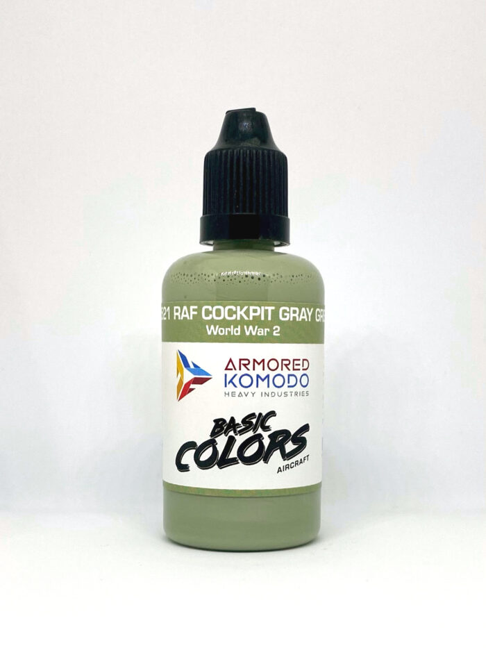 RAF Cockpit Gray Green PH521 50ml Armored Komodo Lacquer Airbrush Hobby Paint