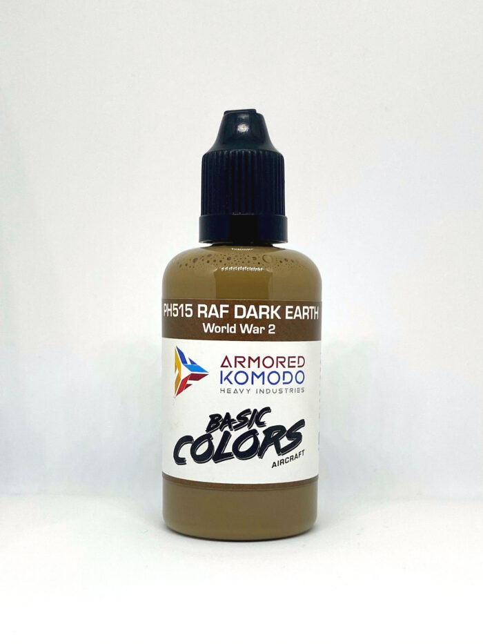 RAF Dark Earth PH515 50ml Armored Komodo Lacquer Airbrush Hobby Paint