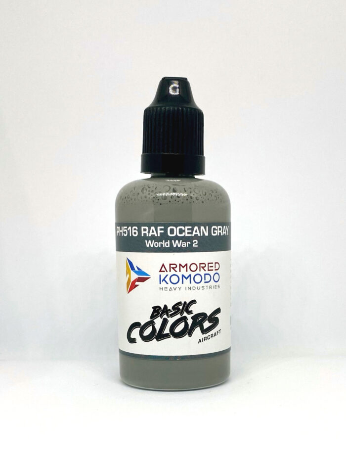 RAF Ocean Gray PH516 50ml Armored Komodo Lacquer Airbrush Hobby Paint