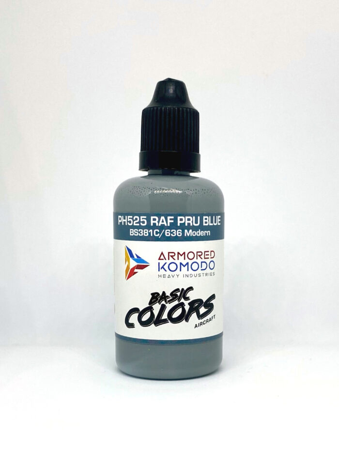 RAF PRU Blue BS381C/636 PH525 50ml Armored Komodo Lacquer Airbrush Hobby Paint