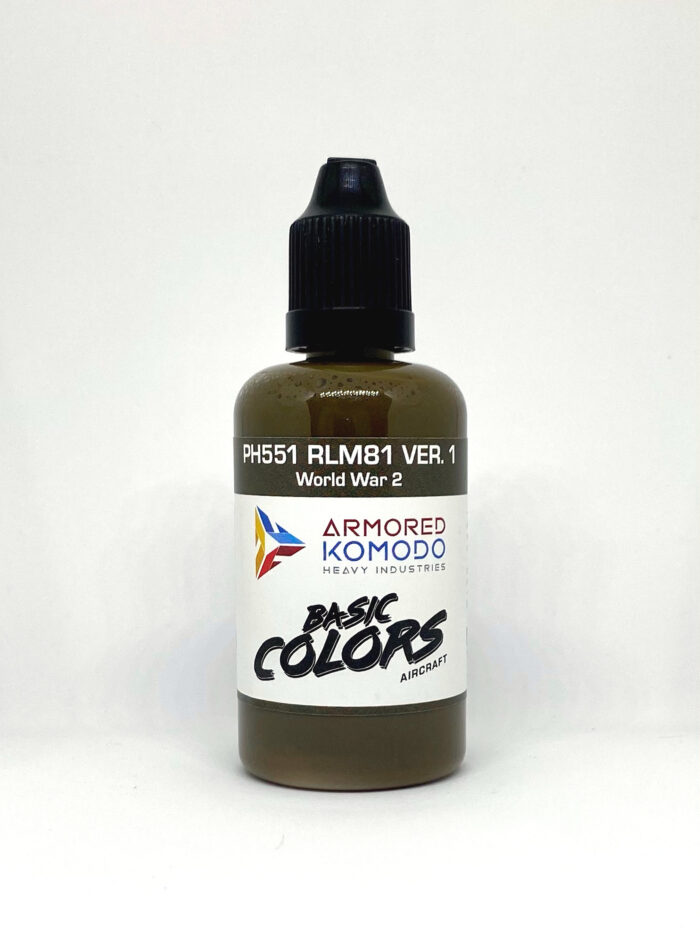 RLM81 Version 1 PH551 50ml Armored Komodo Lacquer Airbrush Hobby Paint