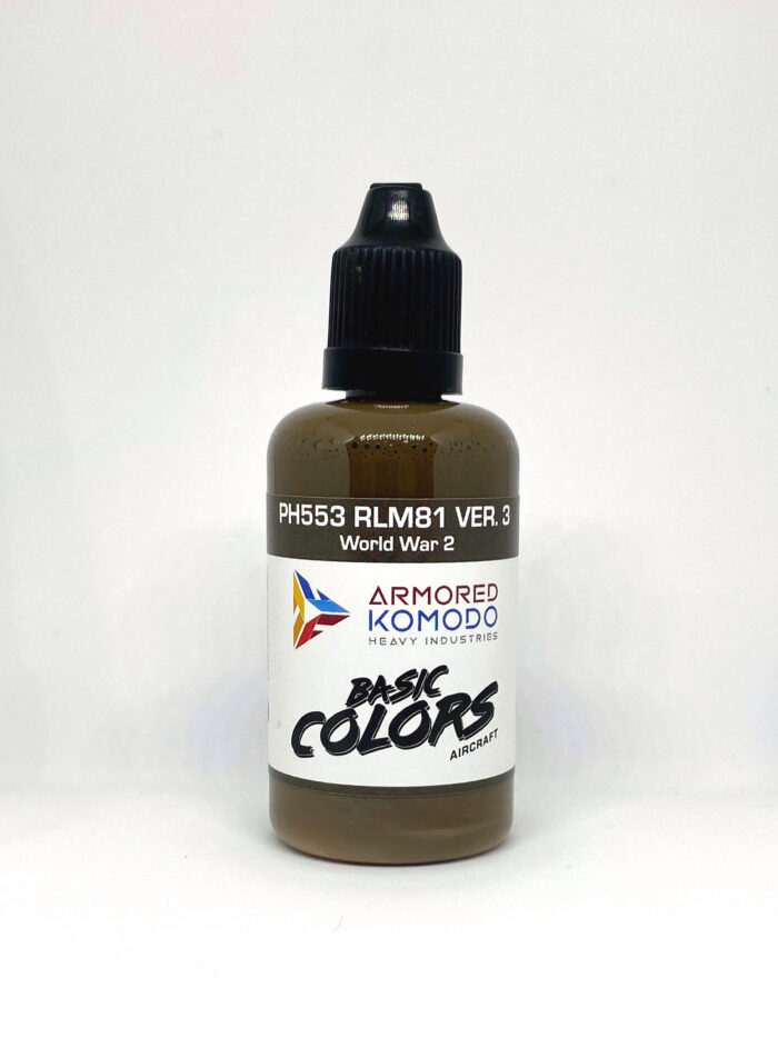RLM81 Version 3 PH553 50ml Armored Komodo Lacquer Airbrush Hobby Paint