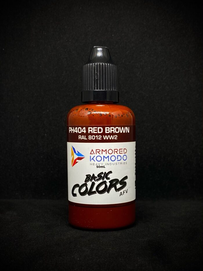 Red Brown PH404 RAL8012 50ml Armored Komodo Lacquer Airbrush Hobby Paint