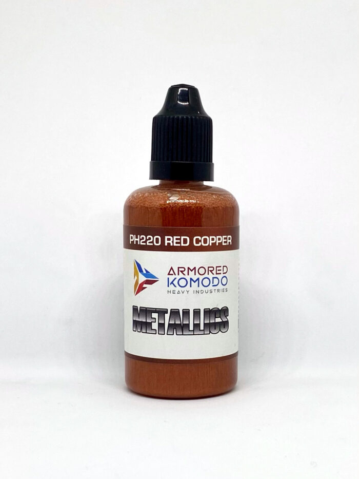 Red Copper PH220 50ml Armored Komodo Lacquer Metallic Pearl Airbrush Paint - Image 2