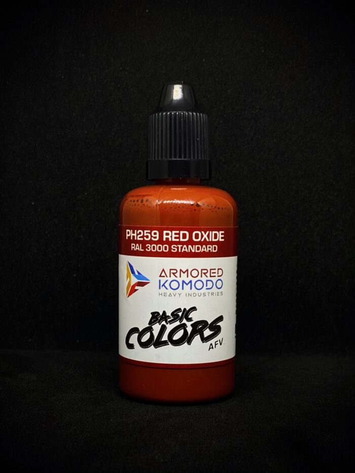 Red Oxide PH259 RAL3000 50ml Armored Komodo Lacquer Airbrush Hobby Paint