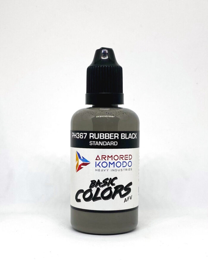 Rubber Black PH367 50ml Armored Komodo Lacquer Airbrush Hobby Paint