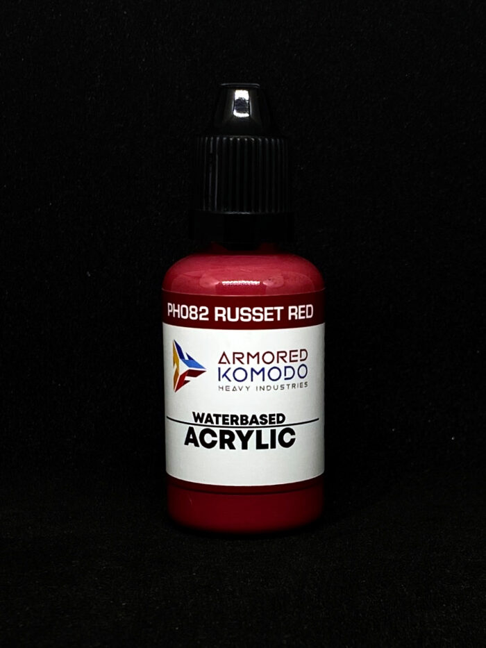 Russet Red PH082 Waterbased Acrylics 30ml Armored Komodo