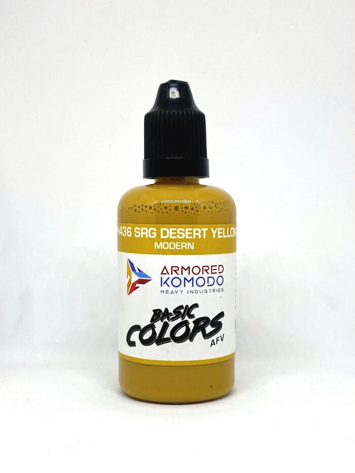SRG Desert Yellow PH436 50ml Armored Komodo Lacquer Airbrush Hobby Paint