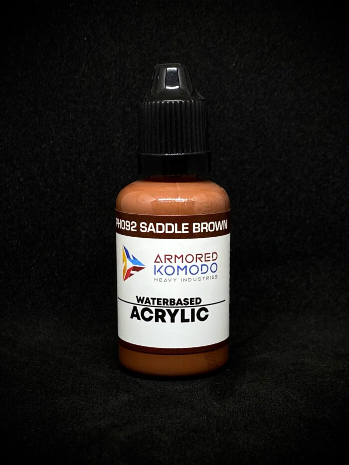 Saddle Brown PH092 Waterbased Acrylics 30ml Armored Komodo