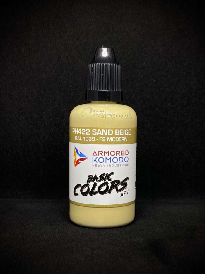 Sand Beige PH422 RAL1039 - F9 50ml Armored Komodo Lacquer Airbrush Hobby Paint