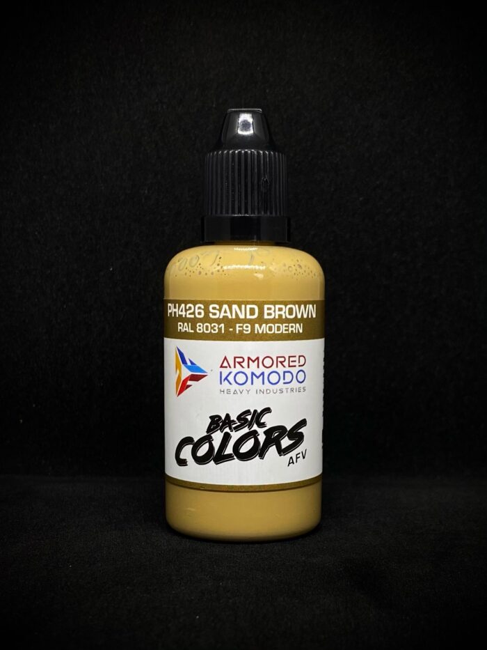 Sand Brown PH426 RAL8031 - F9 50ml Armored Komodo Lacquer Airbrush Hobby Paint
