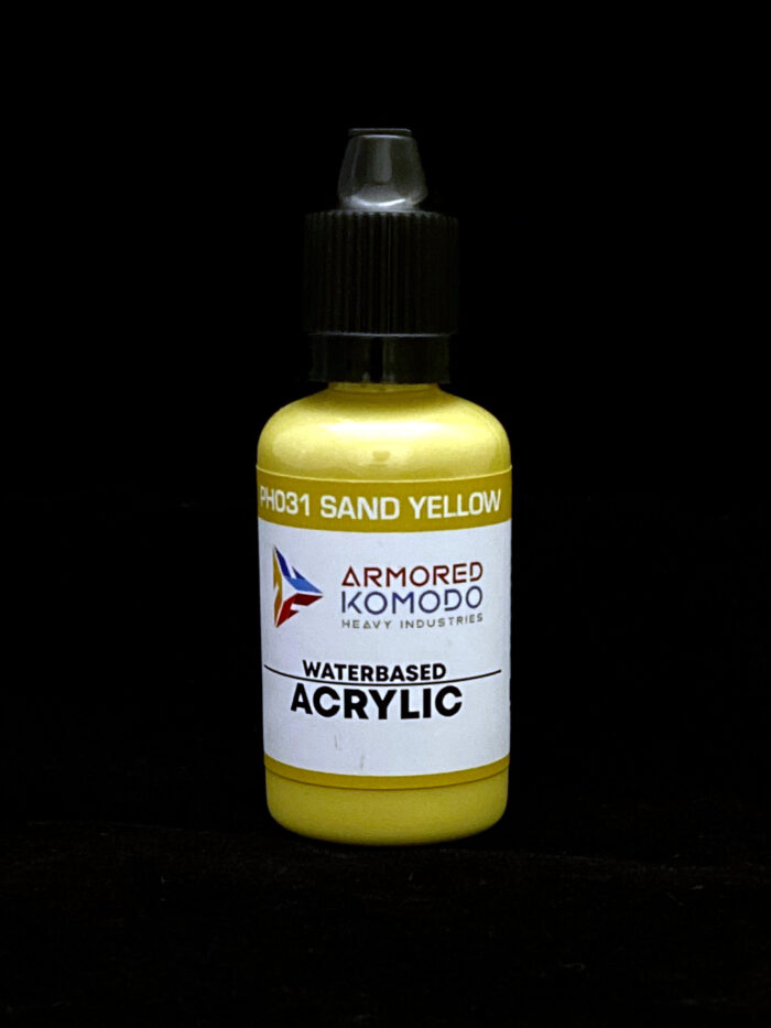 Sand Yellow PH031 Waterbased Acrylics 30ml Armored Komodo
