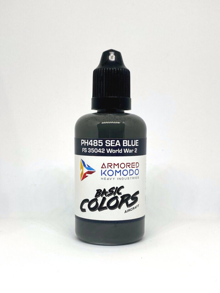 Sea Blue FS35042 PH485 50ml Armored Komodo Lacquer Airbrush Hobby Paint