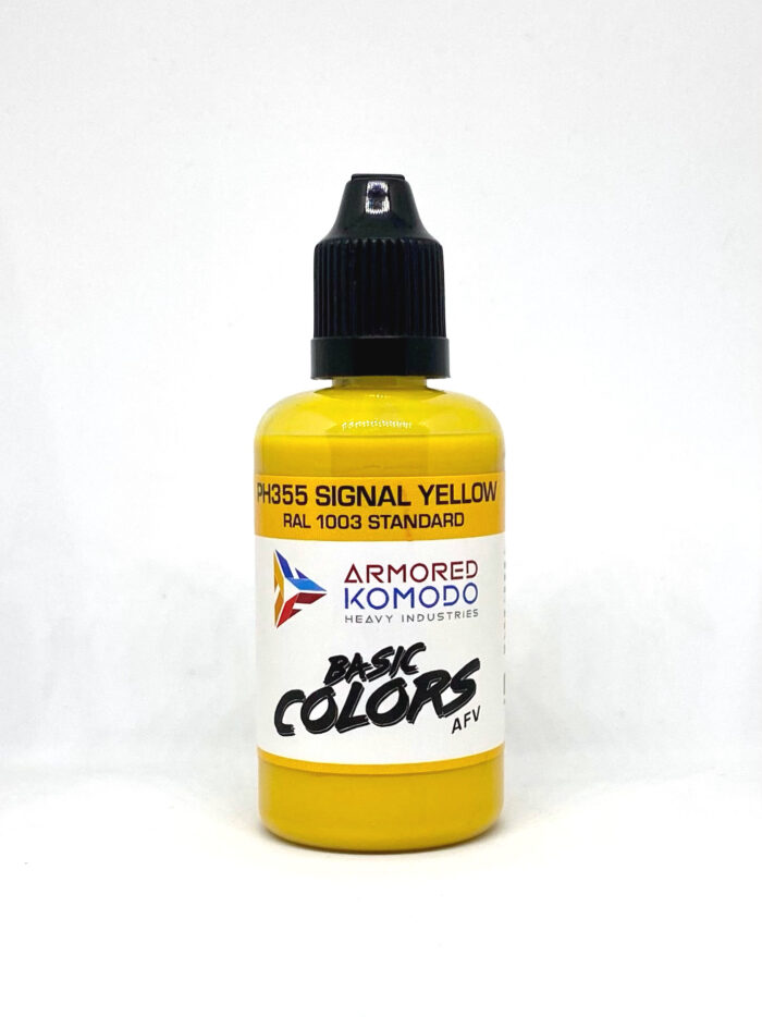 Signal Yellow RAL1003 PH355 50ml Armored Komodo Lacquer Airbrush Hobby Paint