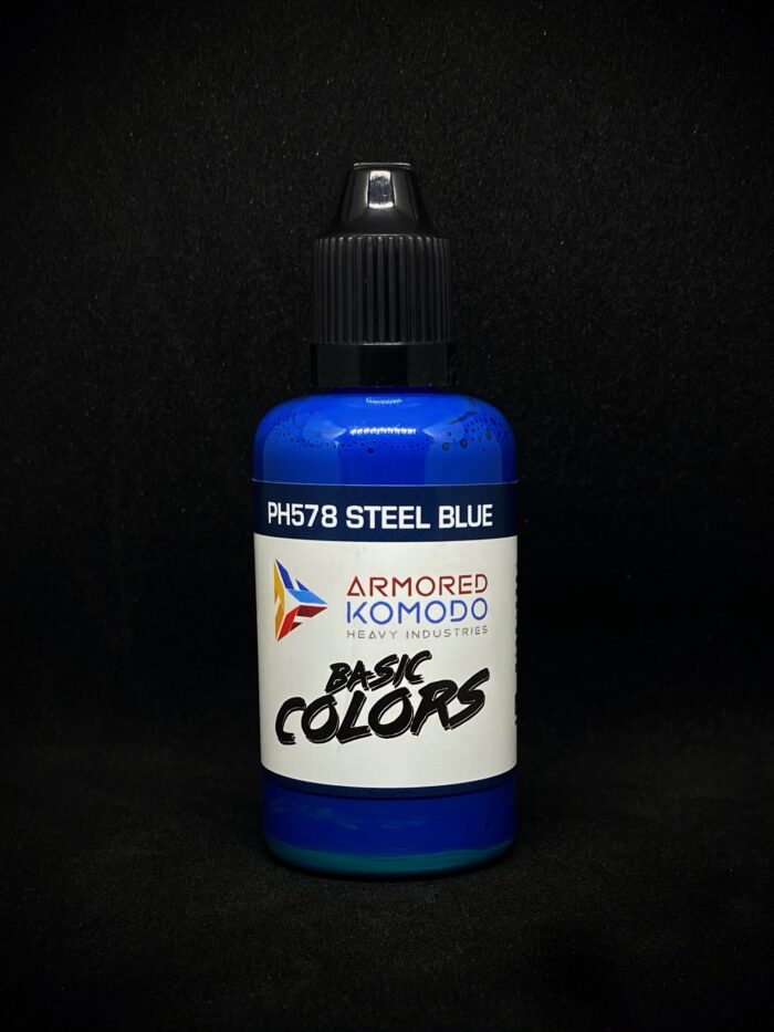 Steel Blue PH578 50ml Armored Komodo Lacquer Airbrush Hobby Paint