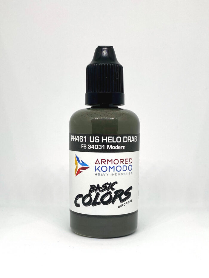 US Helo Drab FS34031 PH461 50ml Armored Komodo Lacquer Airbrush Hobby Paint