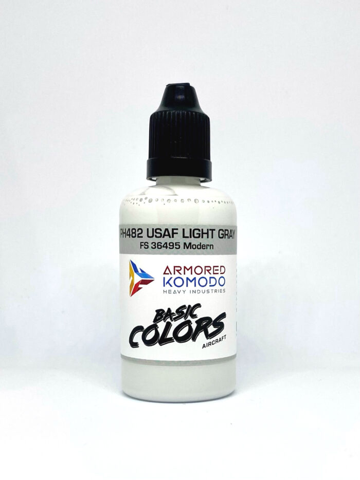 USAF Light Gray FS36495 PH482 50ml Armored Komodo Lacquer Airbrush Hobby Paint
