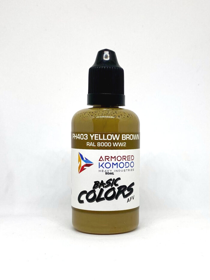 Yellow Brown RAL8000 PH403 50ml Armored Komodo Lacquer Airbrush Hobby Paint