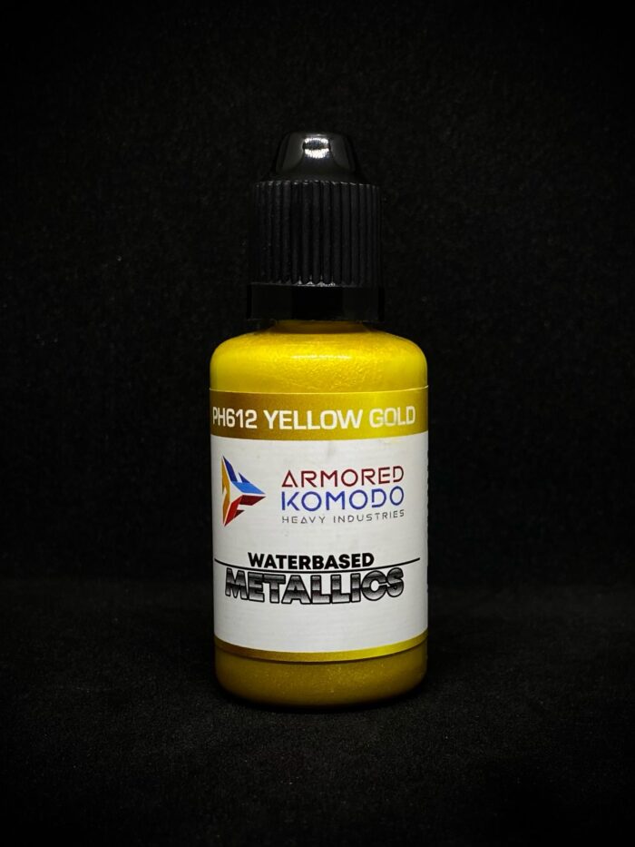 Yellow Gold PH612 Waterbased Acrylics 30ml Armored Komodo - Image 2