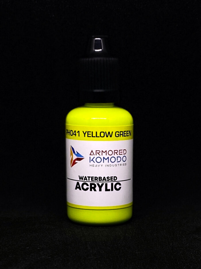 Yellow Green PH041 Waterbased Acrylics 30ml Armored Komodo