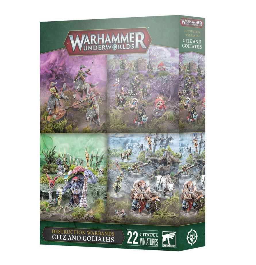 Warhammer Underworlds: Destruction Warbands Gitz and Goliaths