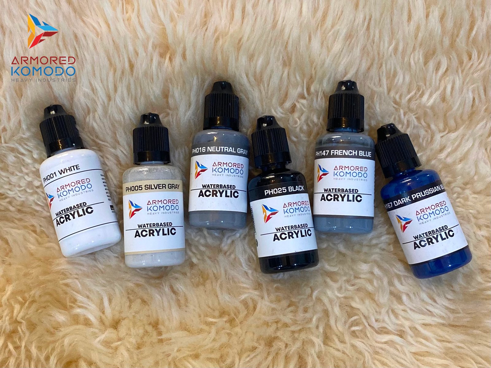 NMM (Non Metallic Metal) Silver/Steel Color Set Waterbased Acrylics Set of 6 Hobby Paints